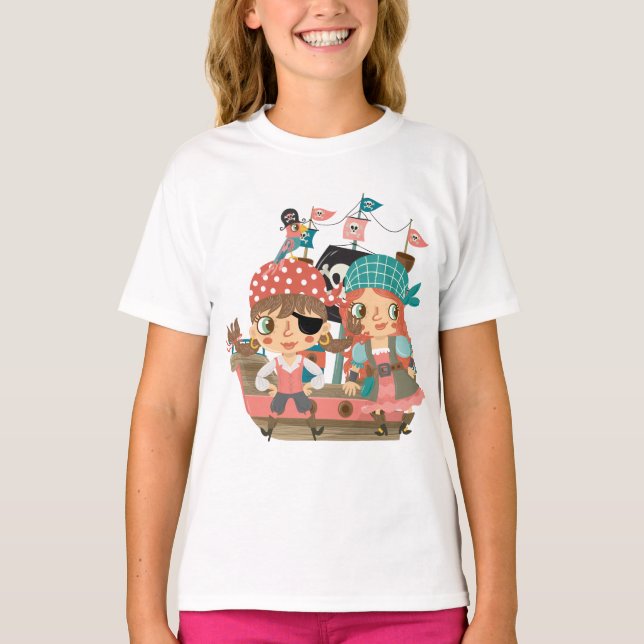 Camiseta Piratas femeninos (Anverso)