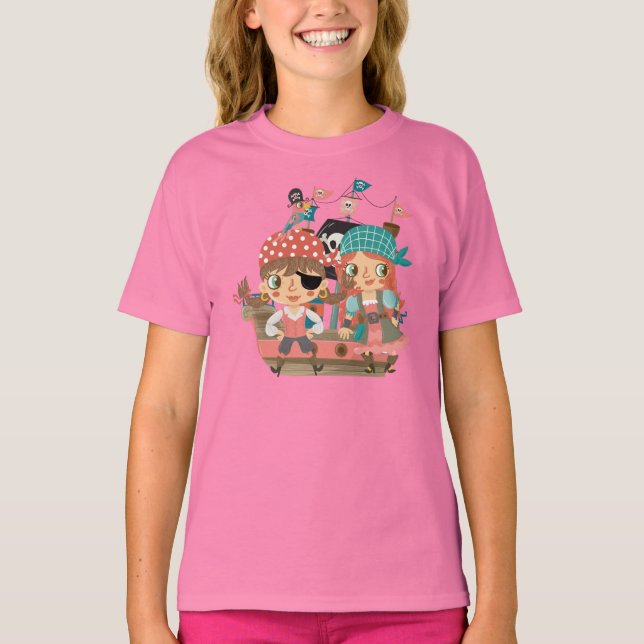 Camiseta Piratas femeninos (Anverso)