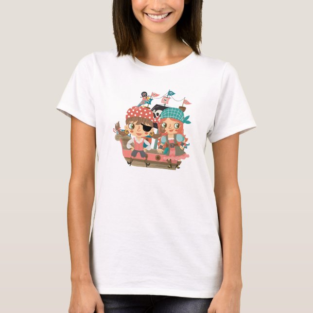 Camiseta Piratas femeninos (Anverso)