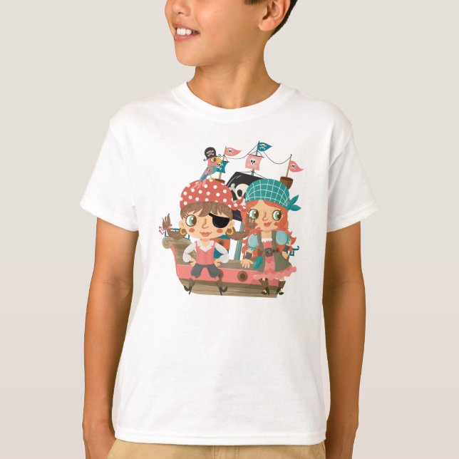 Camiseta Piratas femeninos (Anverso)