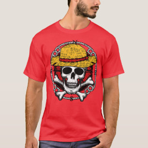 Camiseta Piratas Gorras de paja Jolly Roger