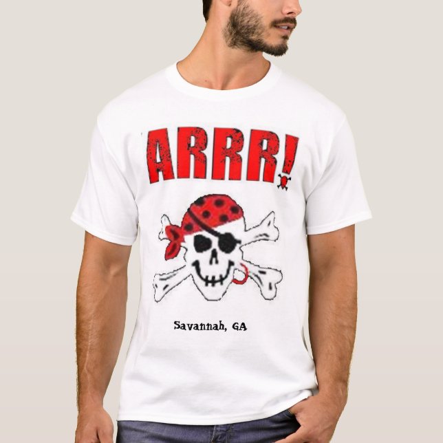Camiseta Piratas para el alquiler III (Anverso)