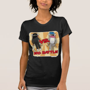 Camiseta Piratas personalizados Vs. Monos Ninja