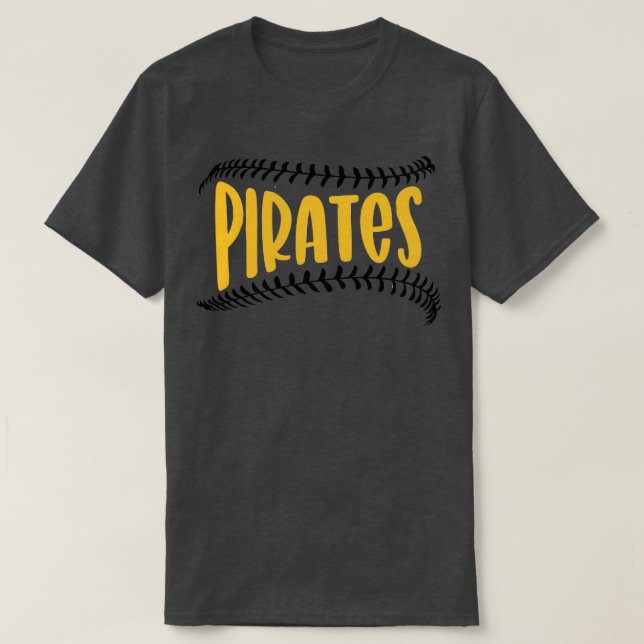 Camiseta Piratas Piratas de Béisbol 12 (Diseño del anverso)