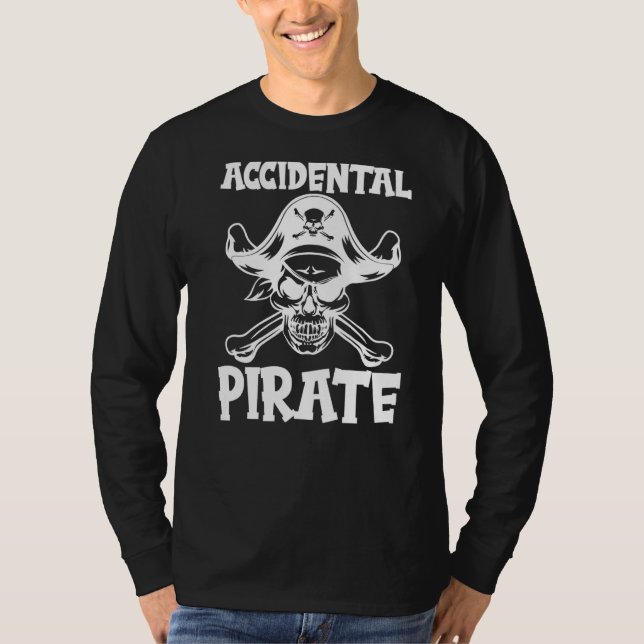 Camiseta Piratas piratas de caza de especies de huesos cruz (Anverso)