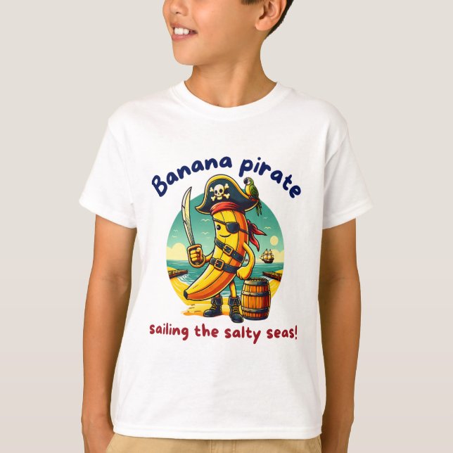 Camiseta Pirate Banana Adventure by the Sea (Anverso)