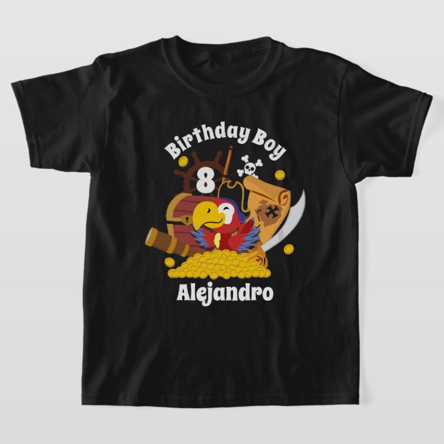 Camiseta Pirate Birthday Boy Shirt (Distribución)