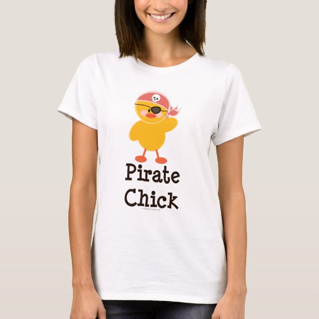 Camiseta Pirate Chick Ringer Tee (Anverso)