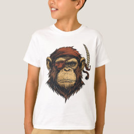 Camiseta Pirate Chimp: Diseño audaz y aventurero