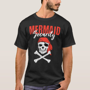 Camiseta Pirate Eyepatch Cráneo Sirena Mar Sailor Barco