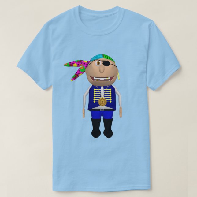 Camiseta Pirate Johnny T-shirt (Diseño del anverso)