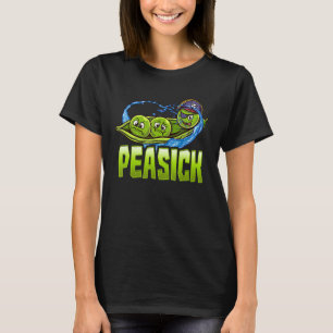 Camiseta Pirate Peasick Seasick Chiste Vegetales Peas Ship 