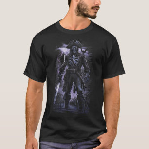 Camiseta Pirate Skeleton Ghost Ship Fiesta de disfraces de 
