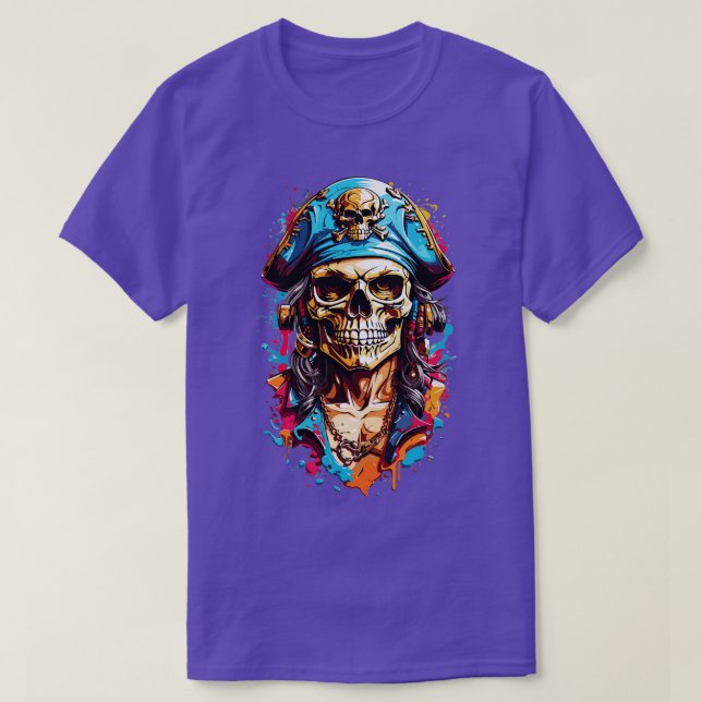 Camiseta Pirate Skull (Diseño del anverso)