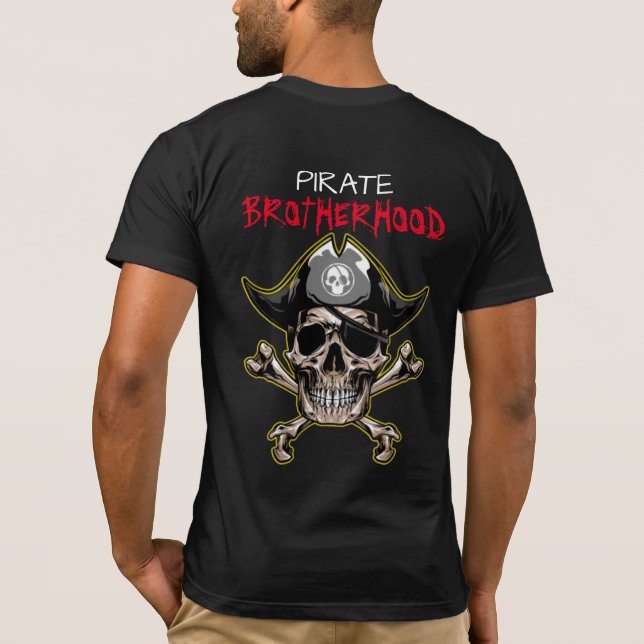 Camiseta PIRATE SKULL BROTHERHOOD (Reverso)