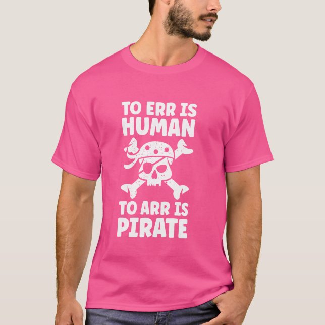 Camiseta Pirate Skull Crossbone Jolly-Roger (Anverso)