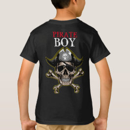 CAMISETA PIRATE SKULL RED BOY
