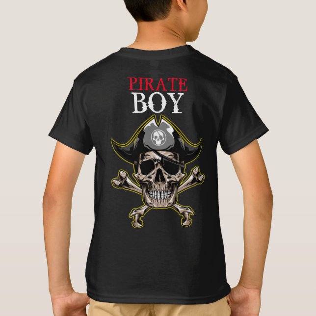 CAMISETA PIRATE SKULL RED BOY (Reverso)