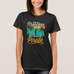 Camiseta Pirate Skull Sea Pirate Boat Adventure In Oce