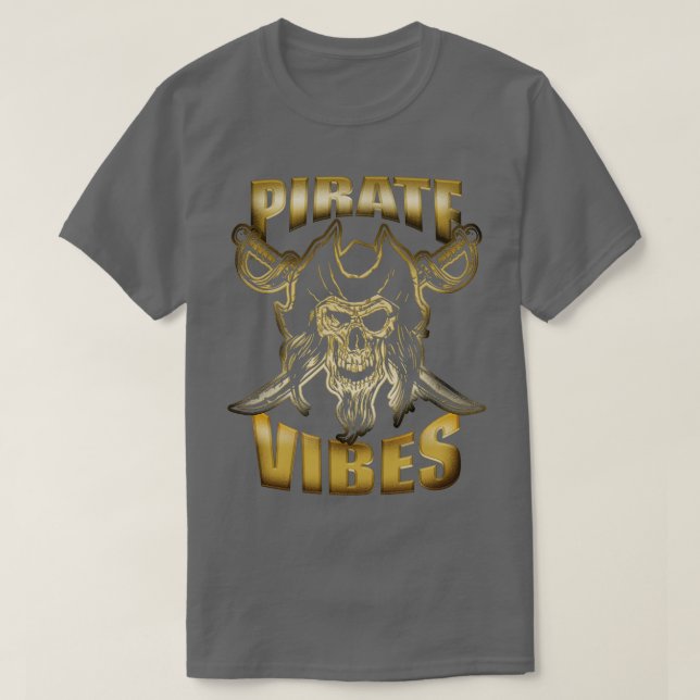 Camiseta Pirate Vibes Lovers Skull (Diseño del anverso)