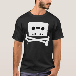 Camiseta Piratería/camiseta casera del taping