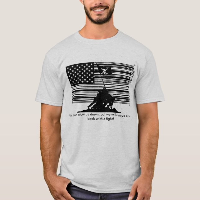 Camiseta Piratería de Digitaces contra el mundo (Anverso)