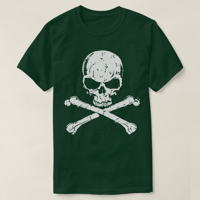 Camiseta Pirates Adults Pirates Skull Crossbones beard s (Diseño del anverso)