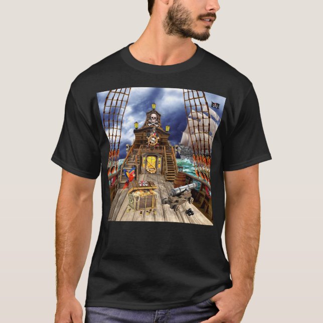 CAMISETA PIRATES ROBO TREASURA (Anverso)