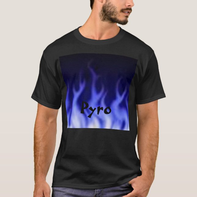 Camiseta Piro con las llamas (Anverso)