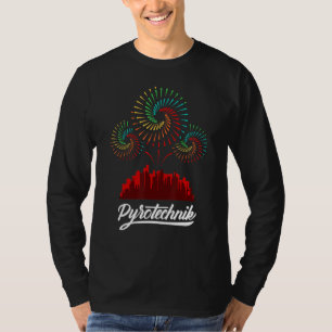Camiseta Pirotécnico Equipo de Pyrotécnico Pirro Show Firew