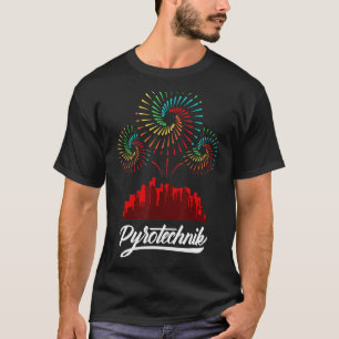 Camiseta Pirotécnico Equipo de Pyrotécnico Pirro Show Firew