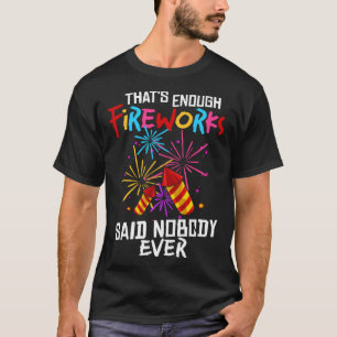 Camiseta Pirotécnico pirotécnico pirotécnico de Firework
