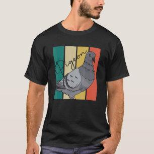 Camiseta Pirujano Retro Pirujano Animal Pigeon Bird Pigeon