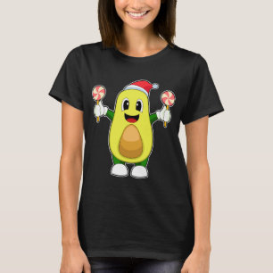 Camiseta Piruleta de aguacate de Navidad