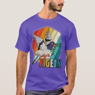 Camiseta Pirulla retro Lover Animal Bird Pigeon Brege Pige