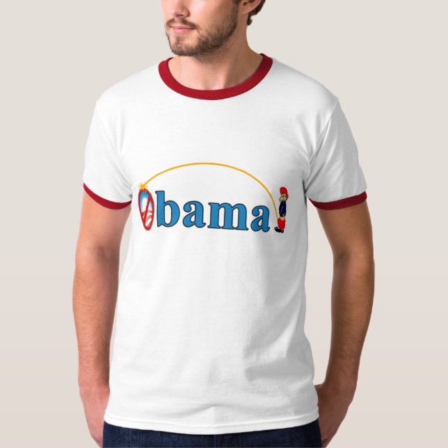 Camiseta Pis en Obama (Anverso)