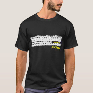 Camiseta Pisada de goma del neumático de la ciudad