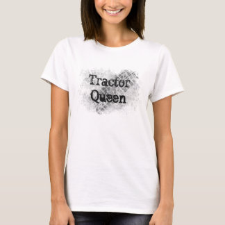Camiseta Pisada fangosa del neumático del tractor, reina