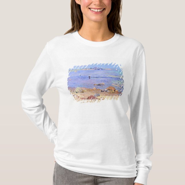 Camiseta Pisar almejas, Wickford (Anverso)