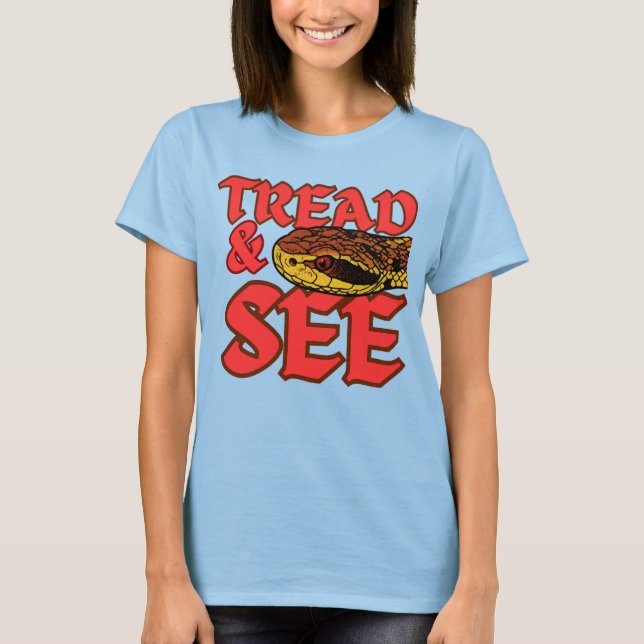 Camiseta Pisar y ver víbora (Anverso)