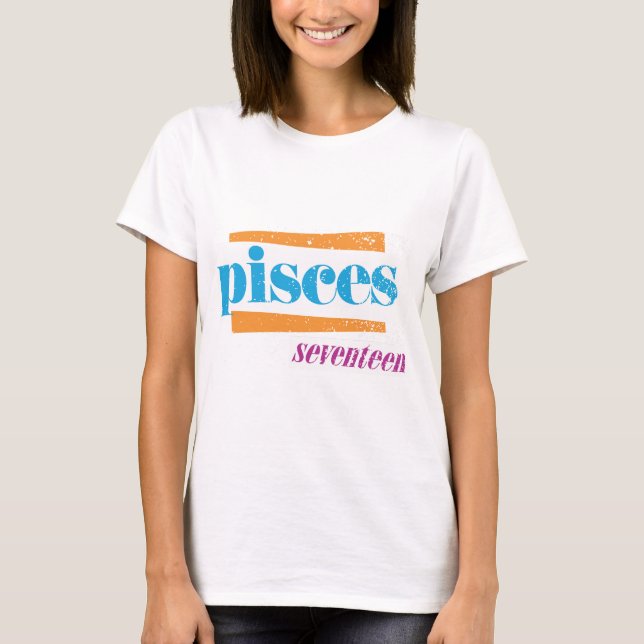 Camiseta Pisces Aqua (Anverso)
