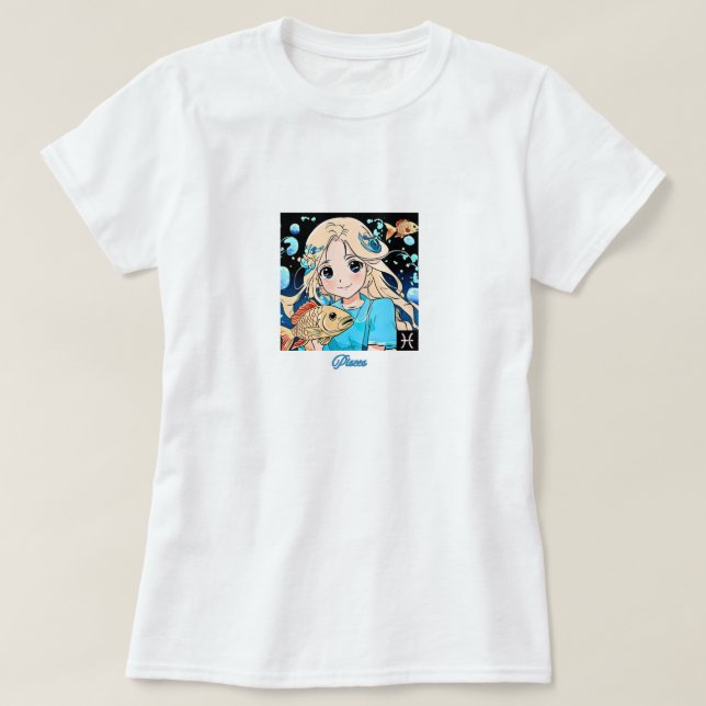 Camiseta Pisces Chica (Diseño del anverso)