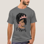 Camiseta Pisces Girl Afro Girl Zodiac Signs Birthday Gift<br><div class="desc">Pisces Girl Afro Girl Zodiac Signs Birthday Gift</div>