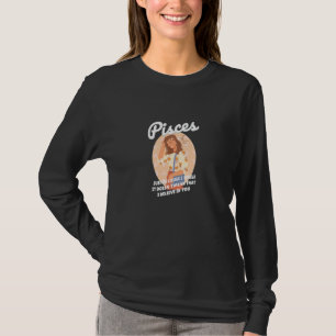 Camiseta Pisces Hechos Astrología Horoscopio Sonrisa sarcás