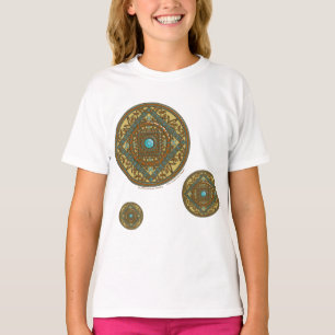 Camiseta Pisces Mandala Kid's and Baby Light Shirt