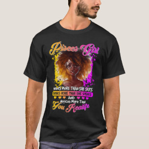 Camiseta Pisces Queens nació del 19 de febrero al 20 de mar