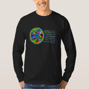 Camiseta Pisces Rasgos de personalidad astrológica Mandala