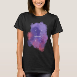 Camiseta Pisces Rótulo Zodiaco Cumpleaños Astrología Del Ho