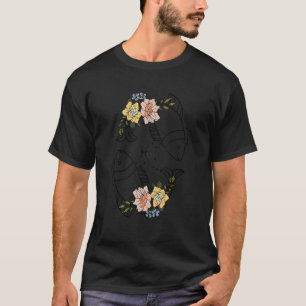 Camiseta Pisces Rótulo Zodiaco Horoscopio Astrología Flujo