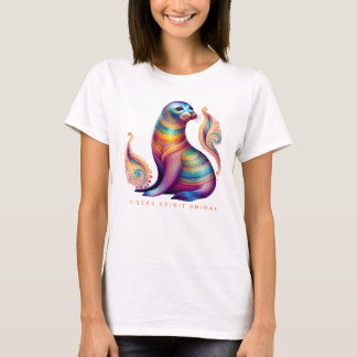 Camiseta Pisces Spirit Animal Seal Alebrije Hembra